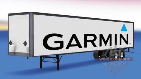 All-metal semi-Garmin for American Truck Simulator