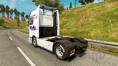 Skin Milky Way on the tractor Mercedes-Benz for Euro Truck Simulator 2