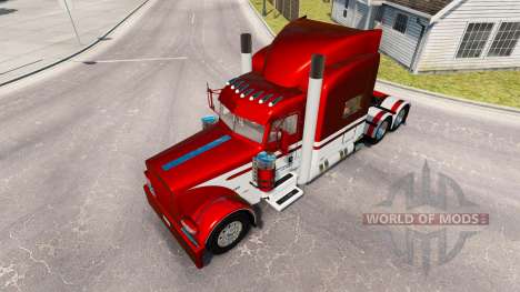 Skin Equipment Express truck Peterbilt 389 for American Truck Simulator