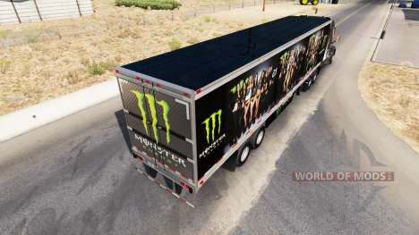 Skin Monster Energy for semi for American Truck Simulator