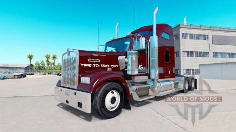 Skin Doodle Bug tractor on Kenworth W900 for American Truck Simulator