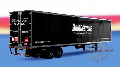 All-metal semi-Bridgestone for American Truck Simulator