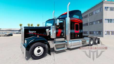 Skin Bitdefender tractor Kenworth W900 for American Truck Simulator