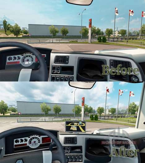 GPS Navigator for Renault for Euro Truck Simulator 2