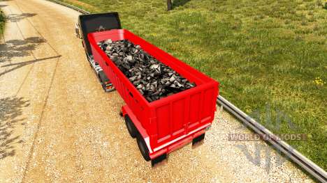 The semitrailer-dump v2.0 for Euro Truck Simulator 2