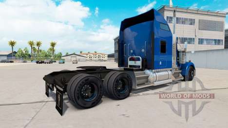 Skin YRC Freight on the truck Kenworth W900 for American Truck Simulator