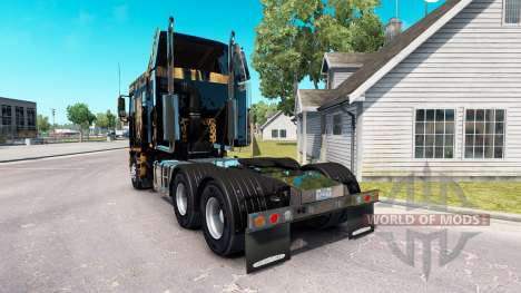 Skin Jaguar on the truck Freightliner Argosy for American Truck Simulator