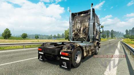 Skin City at tractor Scania for Euro Truck Simulator 2