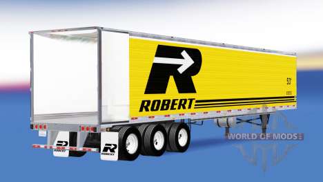 Refrigerated semi-trailer USA for American Truck Simulator