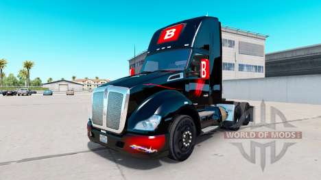 Skin Bitdefender tractor Kenworth for American Truck Simulator