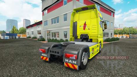 Skin Arsenal for the tractor MAN for Euro Truck Simulator 2