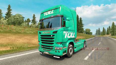 Toll skin for Scania truck for Euro Truck Simulator 2