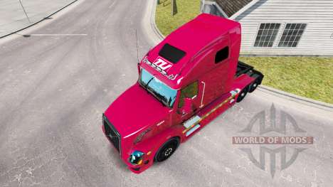 Skin Transco Lines inc. for Volvo truck VNL 670 for American Truck Simulator
