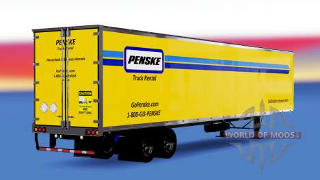 Penske skin for the trailer for American Truck Simulator