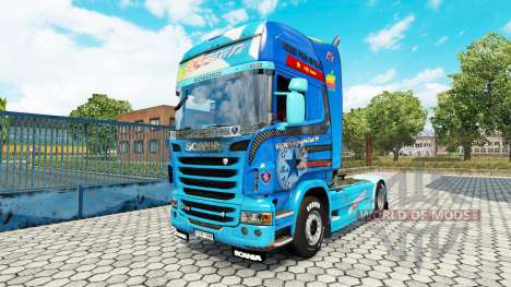 Skin Need For Speed Hot Pursuit on tractor Scani for Euro Truck Simulator 2