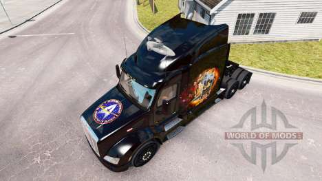 Star Trek skin for the truck Peterbilt for American Truck Simulator
