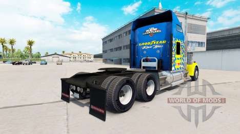 Skin Goodyear Racing truck Kenworth W900 for American Truck Simulator
