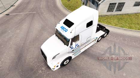 ABCO skin for Volvo truck VNL 670 for American Truck Simulator