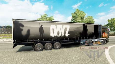 Skin DayZ on semi for Euro Truck Simulator 2
