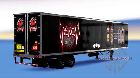 All-metal semi-trailer Venom Energy for American Truck Simulator
