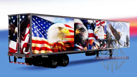 All-metal semitrailer Eagle for American Truck Simulator