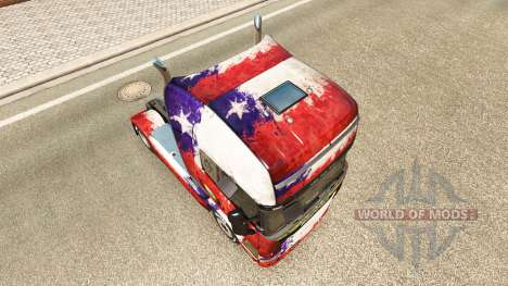 The Chile Copa 2014 skin for Scania truck for Euro Truck Simulator 2