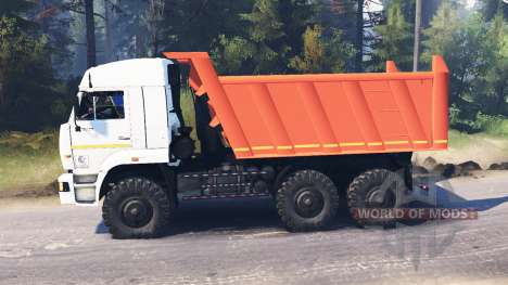 KamAZ-65111 for Spin Tires