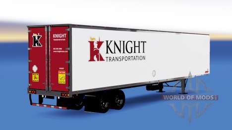 Skin on Knight Transportation semi-trailer for American Truck Simulator