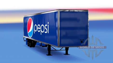 All-metal semi-trailer Pepsi for American Truck Simulator