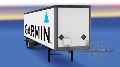 All-metal semi-Garmin for American Truck Simulator