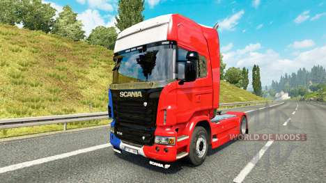 France skin for Scania truck for Euro Truck Simulator 2