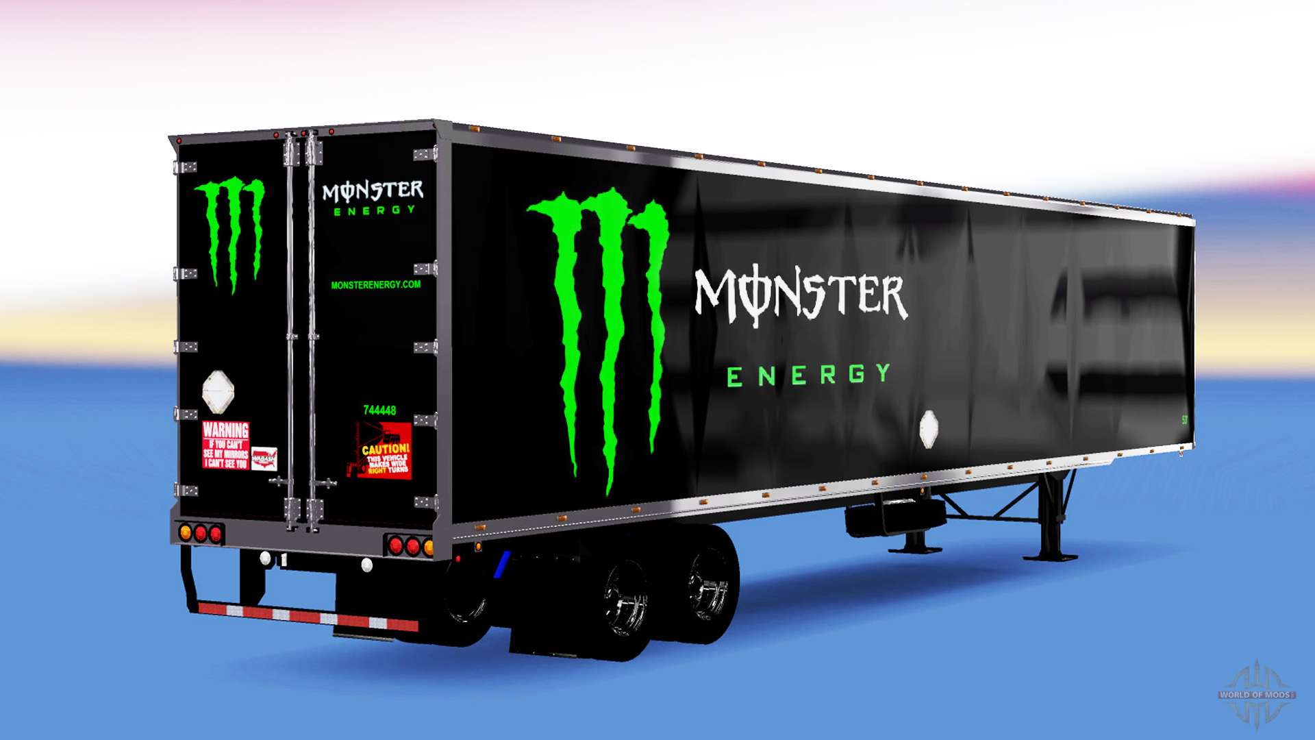 Monster Energy Truck and Trailer 