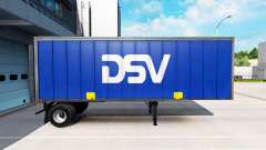 A collection of 33 skins for trailers for American Truck Simulator