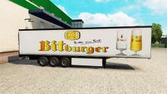 Skin Bitburger on the trailer for Euro Truck Simulator 2