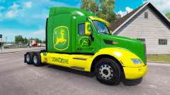 Skin John Deere tractor Peterbilt for American Truck Simulator