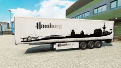 The skin Hamburg on the trailer for Euro Truck Simulator 2