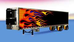 Custom refrigerated trailer for American Truck Simulator
