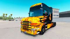 Skin Hot Ride on tractor Scania T for American Truck Simulator