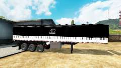 Onboard tilt semitrailer for Euro Truck Simulator 2