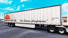 Skin Daybreak Express on the trailer for American Truck Simulator