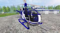 Sud-Aviation Alouette II Police for Farming Simulator 2015
