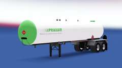 Skin Praxair fuel semi-trailer for American Truck Simulator