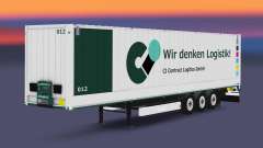 The semitrailer-van Krone Dryliner v3.0 for Euro Truck Simulator 2