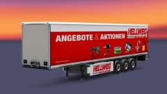 A collection of skins on the isometric semi-trailer for Euro Truck Simulator 2