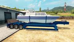 Low-frame trawl boat for Euro Truck Simulator 2