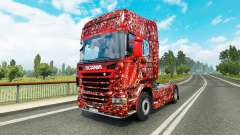 Skin Coca-Cola Bubbles on the tractor Scania for Euro Truck Simulator 2