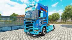 Skin Need For Speed Hot Pursuit on tractor Scania for Euro Truck Simulator 2