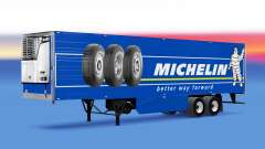 Michelin skin on the reefer trailer for American Truck Simulator