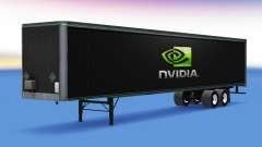 Skin Nvidia GeForce on the trailer for American Truck Simulator