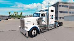 Skin Celadon Logistics on the truck Kenworth W900 for American Truck Simulator